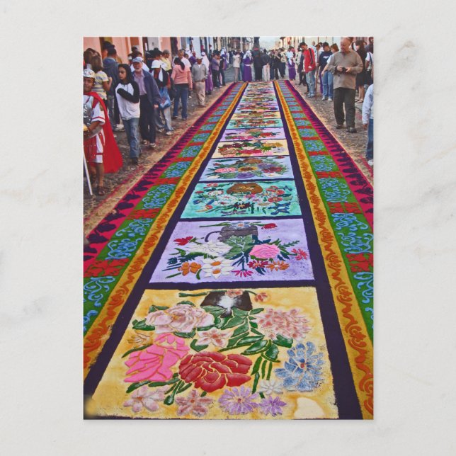 Alfombras de La Antigua 4 Postkarte (Vorderseite)