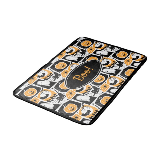 Alfombrilla De Baño Beware of the cat! Badematte (Schrägansicht)