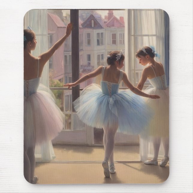 Alfombrilla de rató Bailarinas frente a la ventana Mousepad (Vorne)