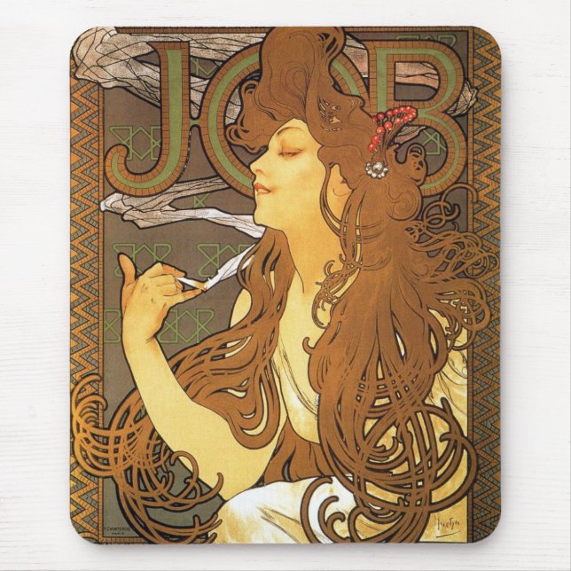Alfons M. Mucha Mousepad (Vorne)