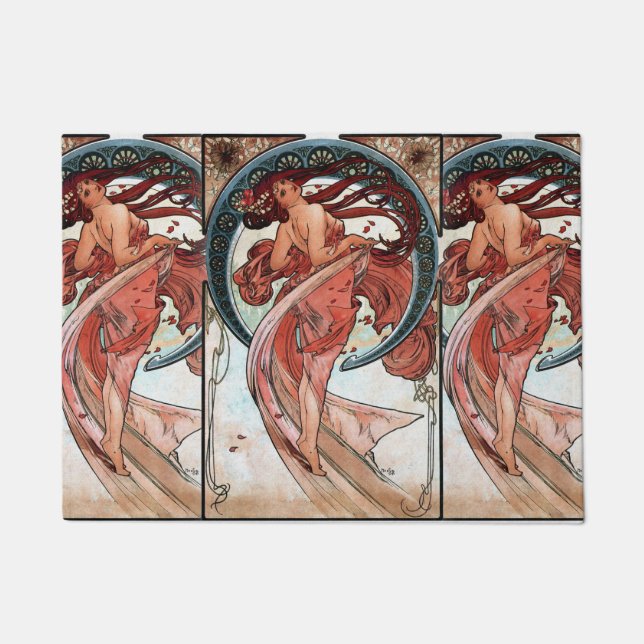 Alfons Mucha 1898 Dance Fußmatte (Vorderseite)