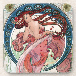 Alfons Mucha 1898 Dance Untersetzer