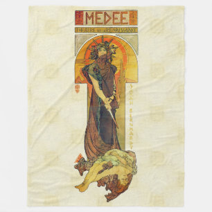 Alfons Mucha 1898 Fleecedecke