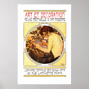 Alfons Mucha - Art Nouveau Poster