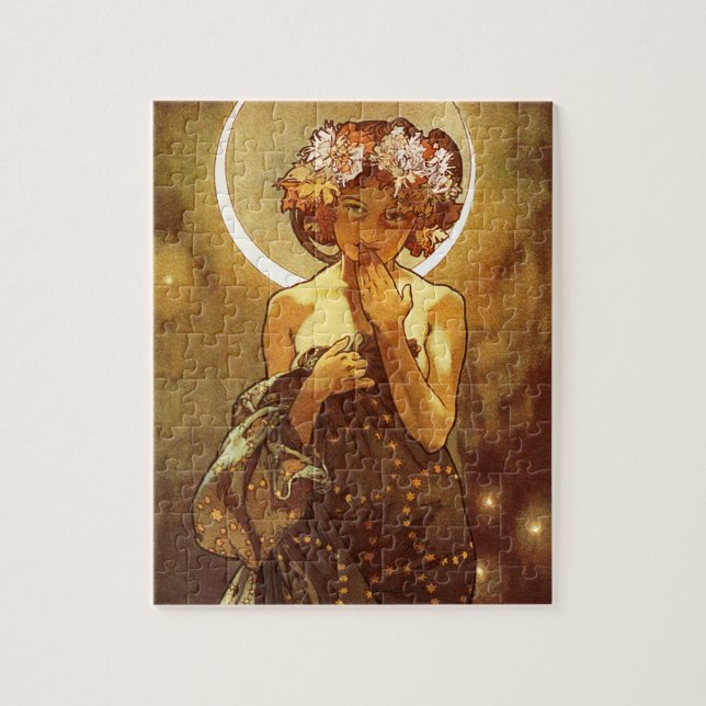 Alfons Mucha: Luna Puzzle (Vertikal)