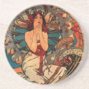 Alfons Mucha Monaco Monte Carlo Untersetzer