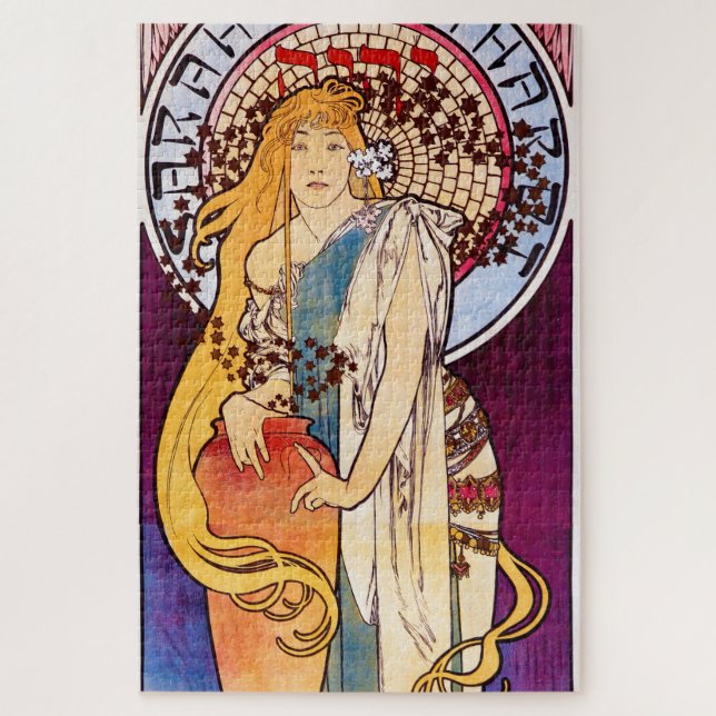 Alfons Mucha Puzzle (Vertikal)