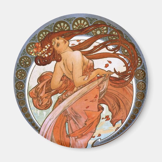 Alfons Mucha: Tanz Magnet (Vorne)