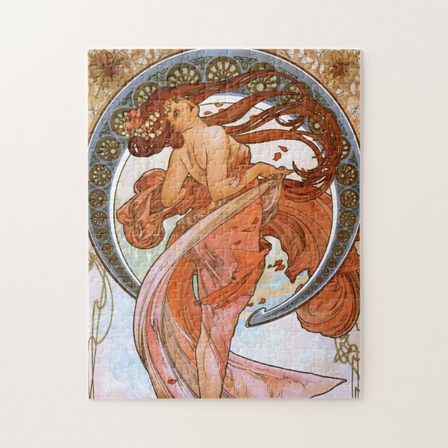 Alfons Mucha: Tanz Puzzle (Vertikal)