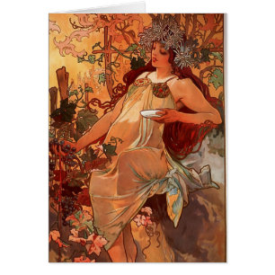 Alfons Mucha - Vier Jahreszeiten - DAS AUTUMN
