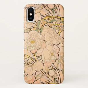 Alfonse Mucha Art Nouveau Peonies Case-Mate iPhone Hülle