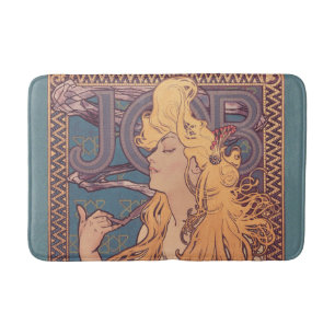 Alfonse Mucha Job Art Nouveau Frau Badematte