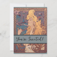Alfonse Mucha Job Art Nouveau Frau