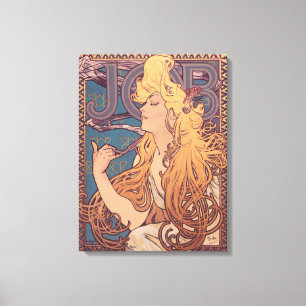 Alfonse Mucha Job Art Nouveau Frau Leinwanddruck
