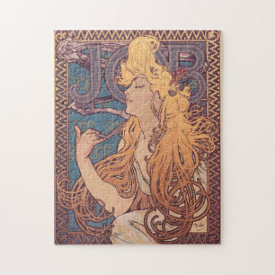 Alfonse Mucha Job Art Nouveau Frau Puzzle