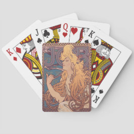 Alfonse Mucha Job Art Nouveau Frau Spielkarten