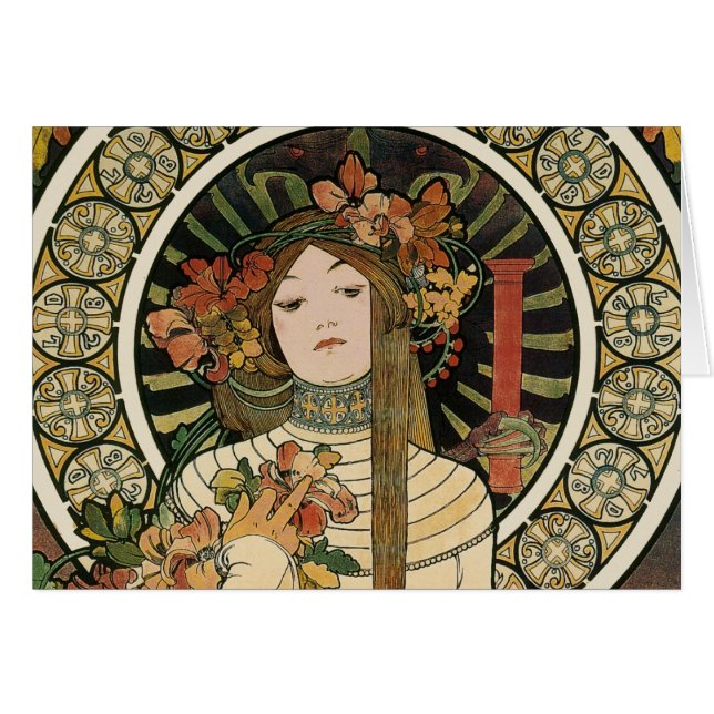 Alfonse Mucha Trappistine Nouveau (Vorderseite (Horizontal))