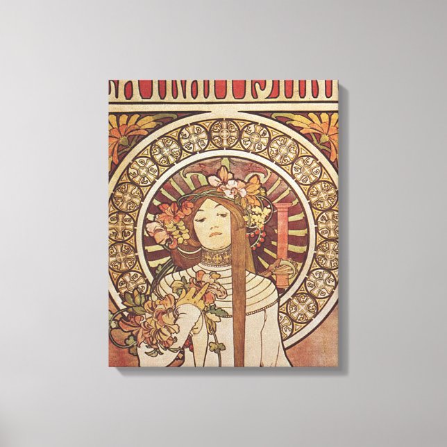 Alfonse Mucha Trappistine Nouveau Leinwanddruck (Vorderseite)