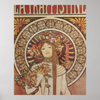 Alfonse Mucha Trappistine Nouveau