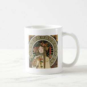 Alfonse Mucha Trappistine Nouveau Vintage Poster Tasse