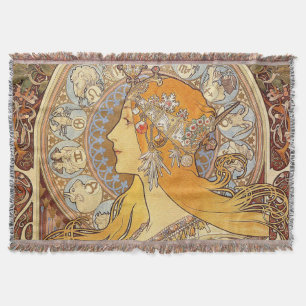 Alfonse Mucha Zodiac Art Nouveau Frau Decke