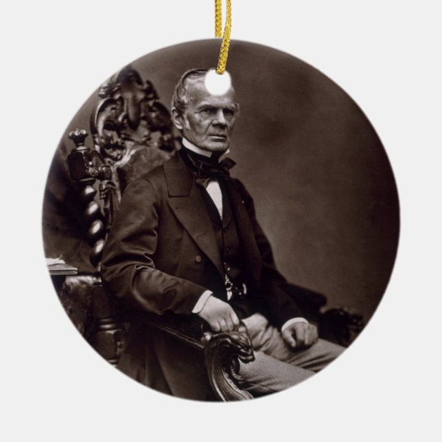 Alfred Auguste Cuvillier-Liliengeschmückt Keramik Ornament (Vorne)