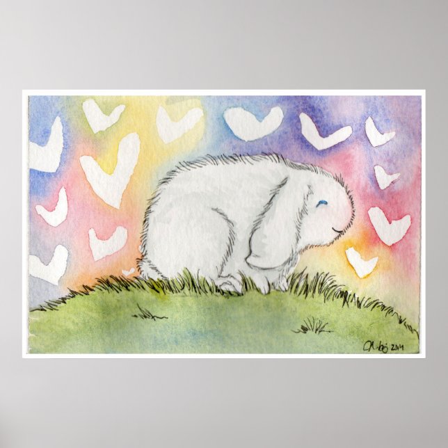 Alfred Bunny mit Liebe Poster (Vorne)