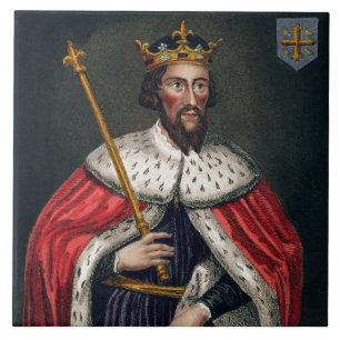 Alfred das große (849-99), nach einer Malerei in Fliese