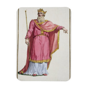 Alfred das große (849-99) von 'Receuil DES Estamp Magnet