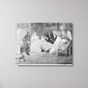 Alfred de Musset Eugene Delacroix Leinwanddruck