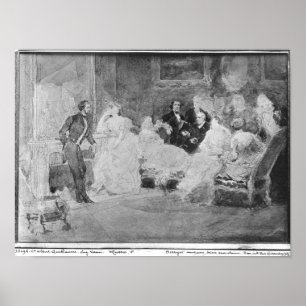 Alfred de Musset Eugene Delacroix Poster