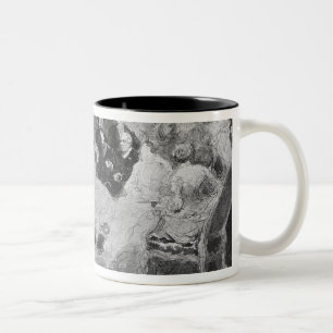Alfred de Musset Eugene Delacroix Zweifarbige Tasse