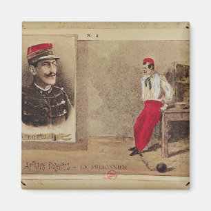 Alfred Dreyfus als Gefangener, 1894-1906 Magnet