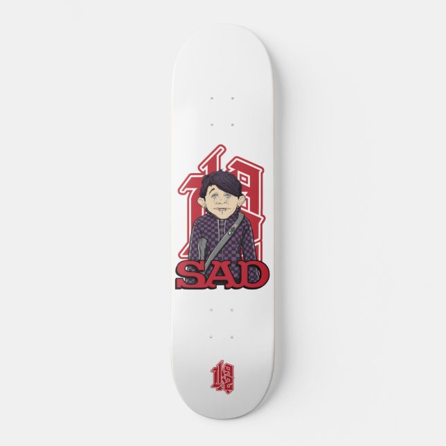 Alfred E(mo) Neuman Skateboard (Vorderseite)