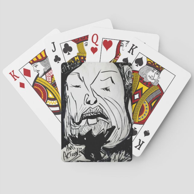 Alfred Hitchcock Playing Cards  for your next game Spielkarten (Rückseite)