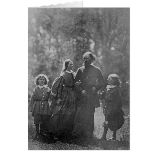 Alfred, Lord Tennyson (Vorne)