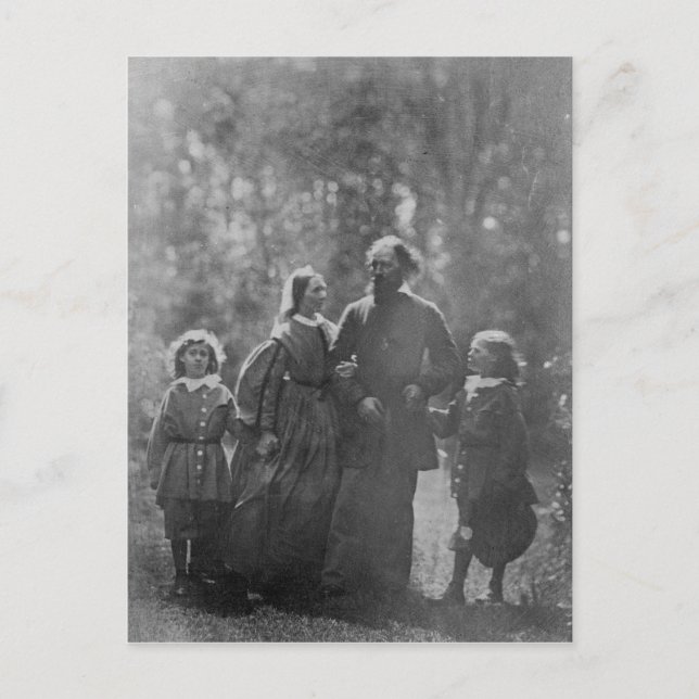 Alfred, Lord Tennyson Postkarte (Vorderseite)