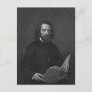 Alfred, Lord Tennyson Postkarte
