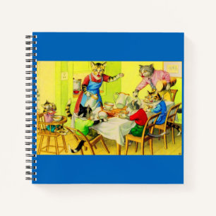Alfred Mainzer cats Dinner Desaster Notizbuch