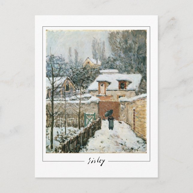 Alfred Sisley #1 - Fine Art Postcard Postkarte (Vorderseite)