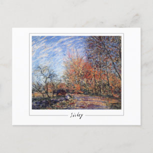 Alfred Sisley #372 - Fine Art Postcard Postkarte