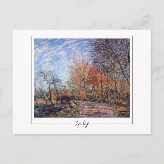 Alfred Sisley #372 - Fine Art Postcard Postkarte (Vorderseite)