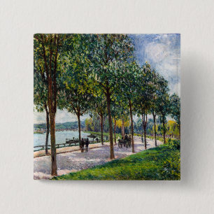 Alfred Sisley - Allee der Kastanienbäume Button
