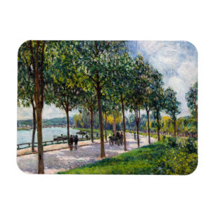 Alfred Sisley - Allee der Kastanienbäume Magnet