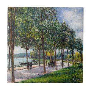 Alfred Sisley - Allee of Kastanienbäume Fliese