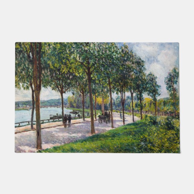 Alfred Sisley - Allee of Kastanienbäume Fußmatte (Vorderseite)