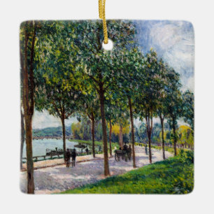 Alfred Sisley - Allee of Kastanienbäume Keramikornament