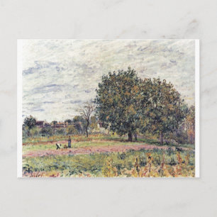 Alfred Sisley - Anfang Oktober 1882 Öldruckerei Postkarte