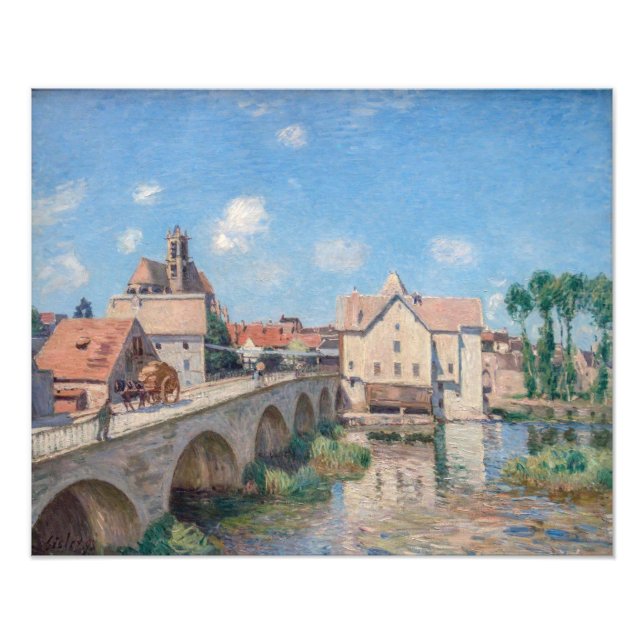 Alfred Sisley artwork - Le Pont de Moret Fotodruck (Vorne)