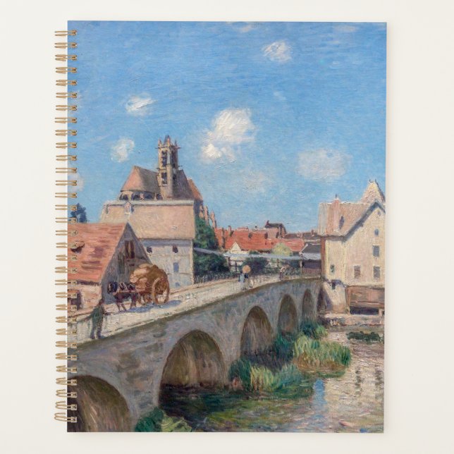 Alfred Sisley artwork - Le Pont de Moret Planer (Vorderseite)